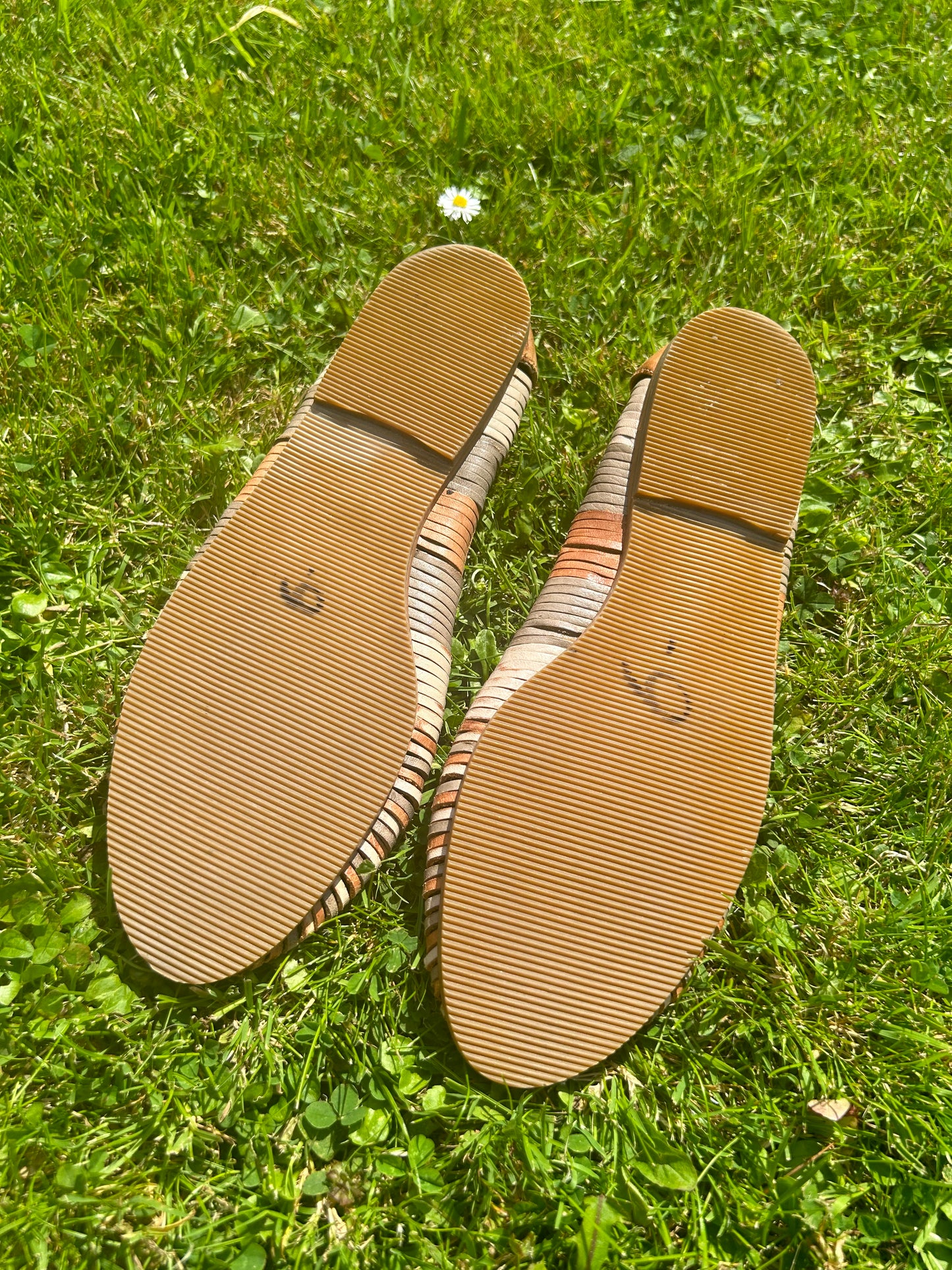Vintage 1950s Style Ballet Flats Size 6