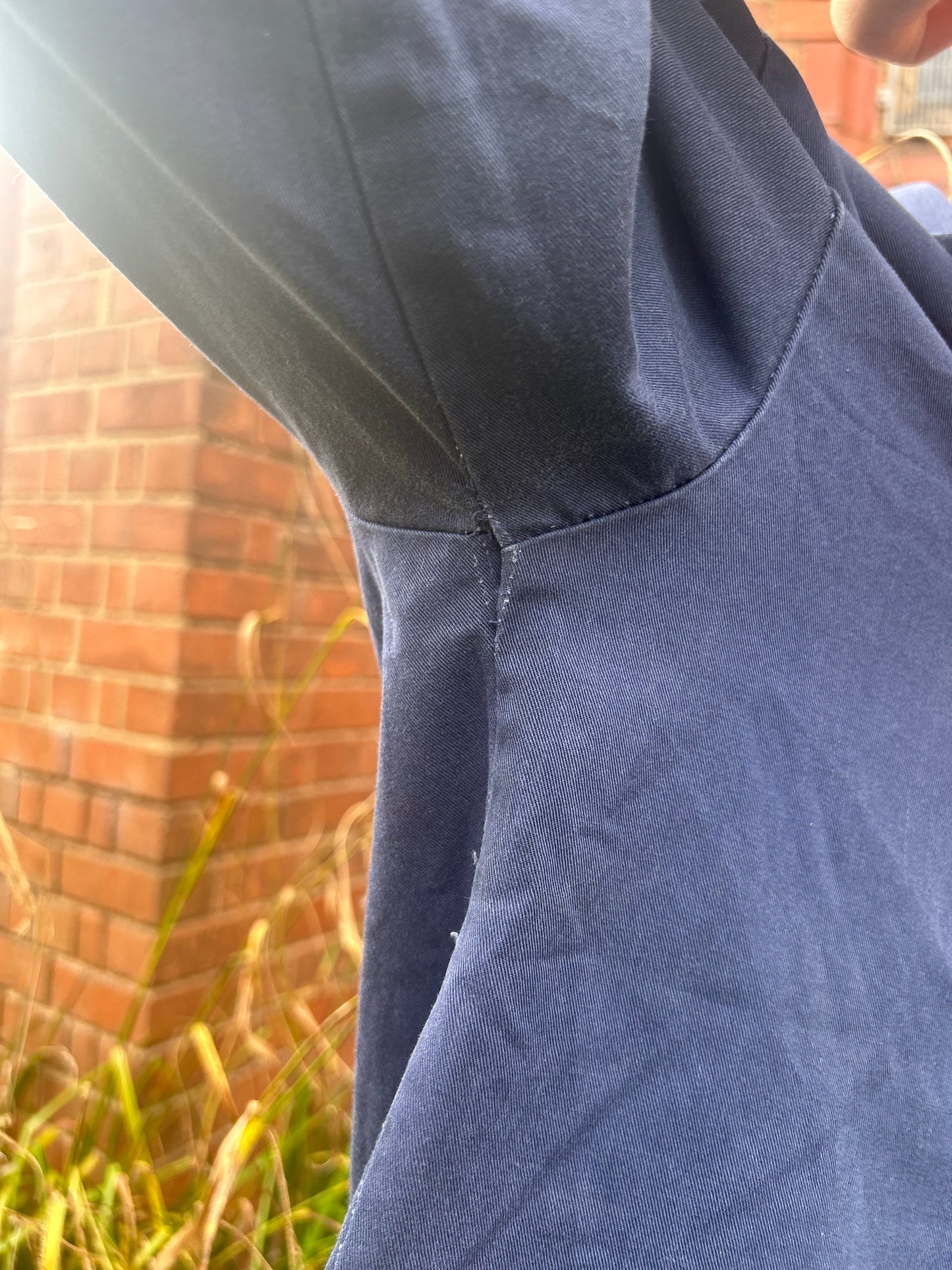 Vintage European Work Wear Blue Chore Jacket Large