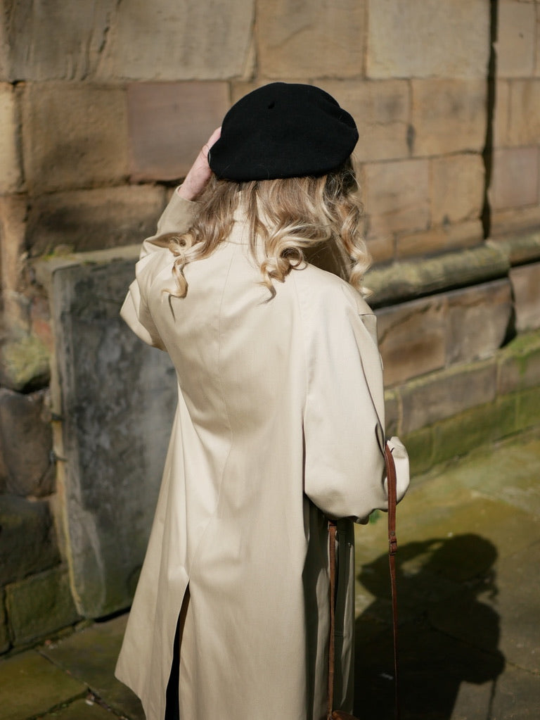 Womens Black Beret