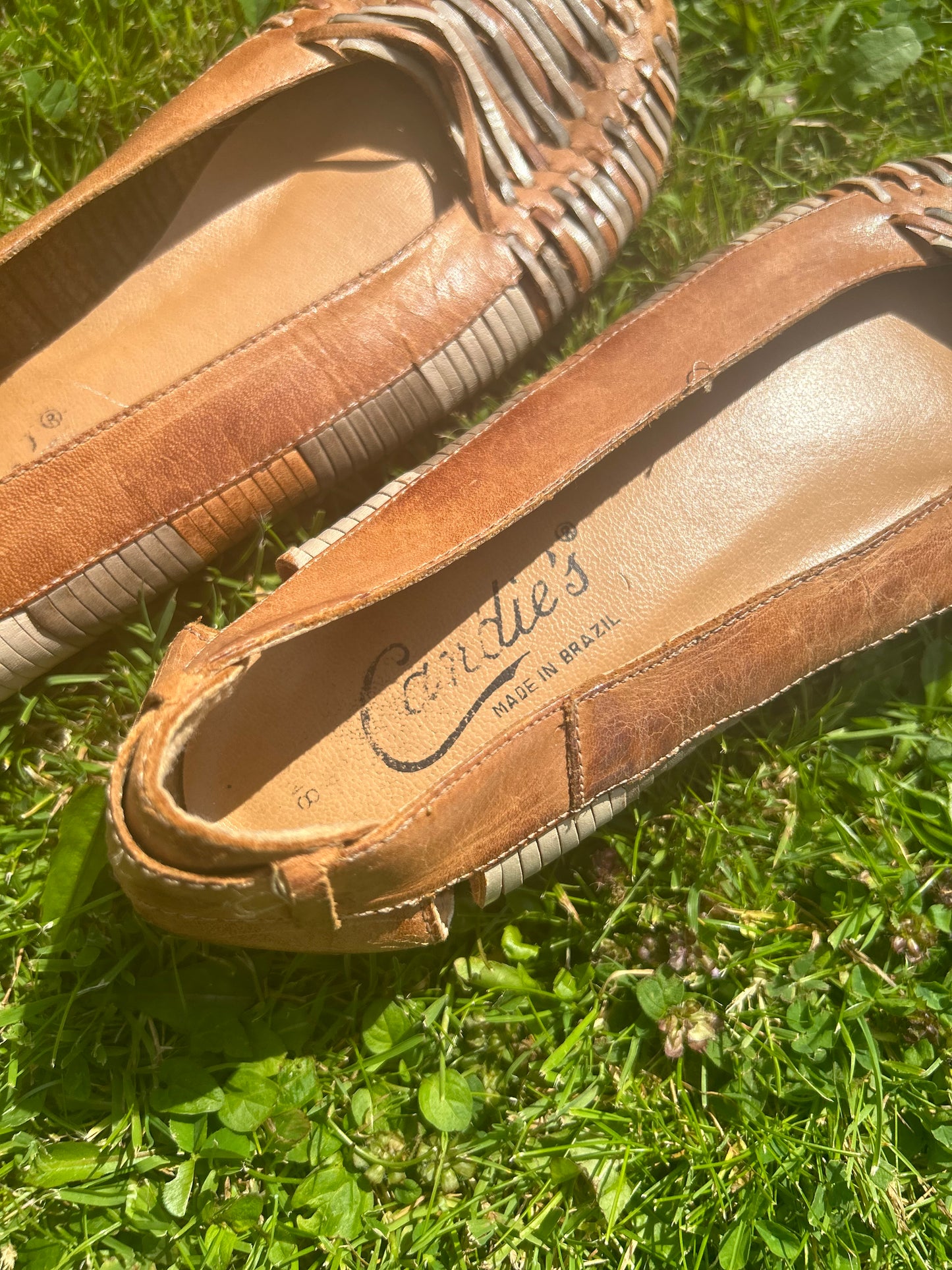 Vintage 1950s Style Ballet Flats Size 6