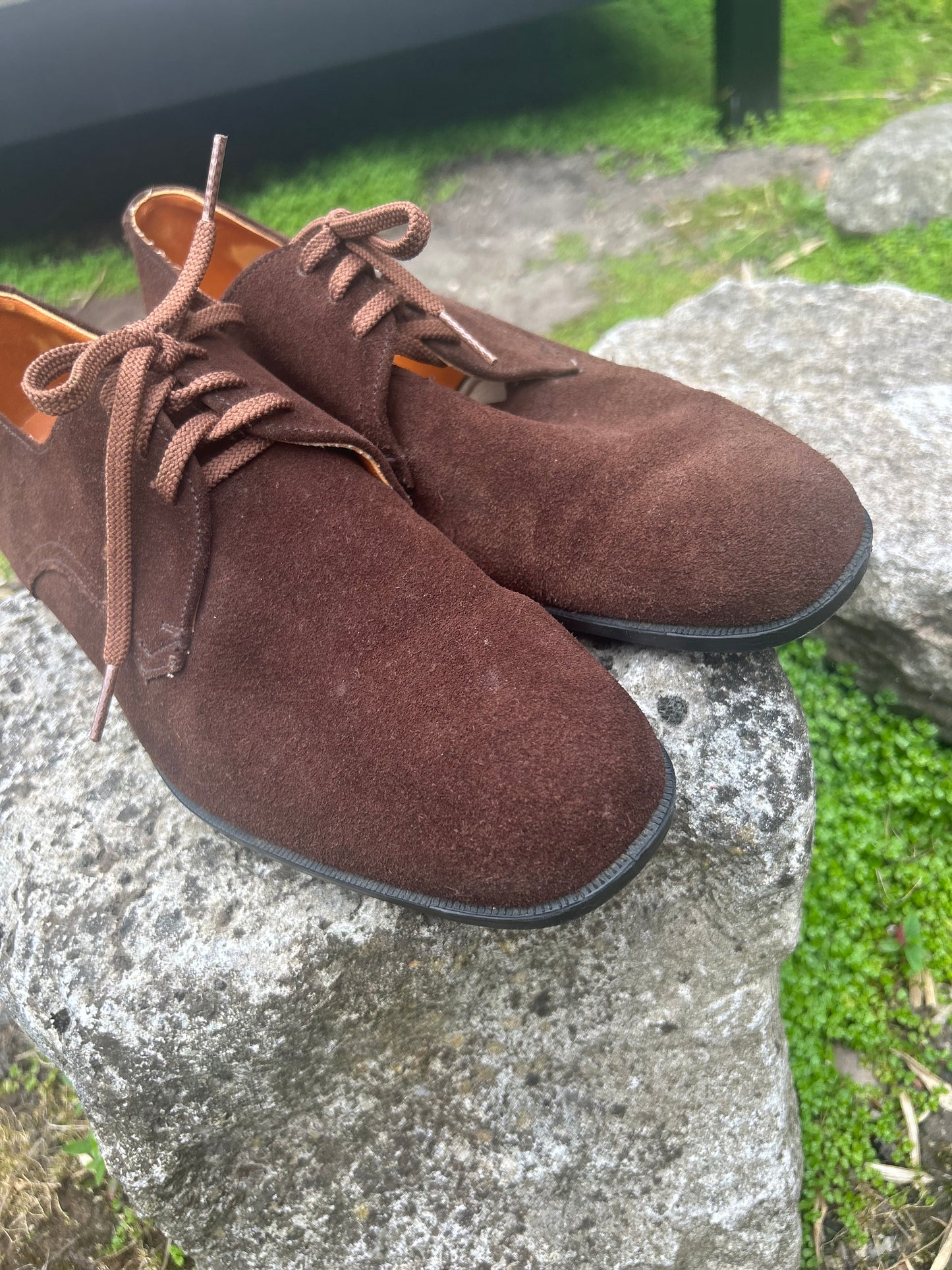 Vintage 1960s Style Men’s Clarks Suede Shoes Size 9