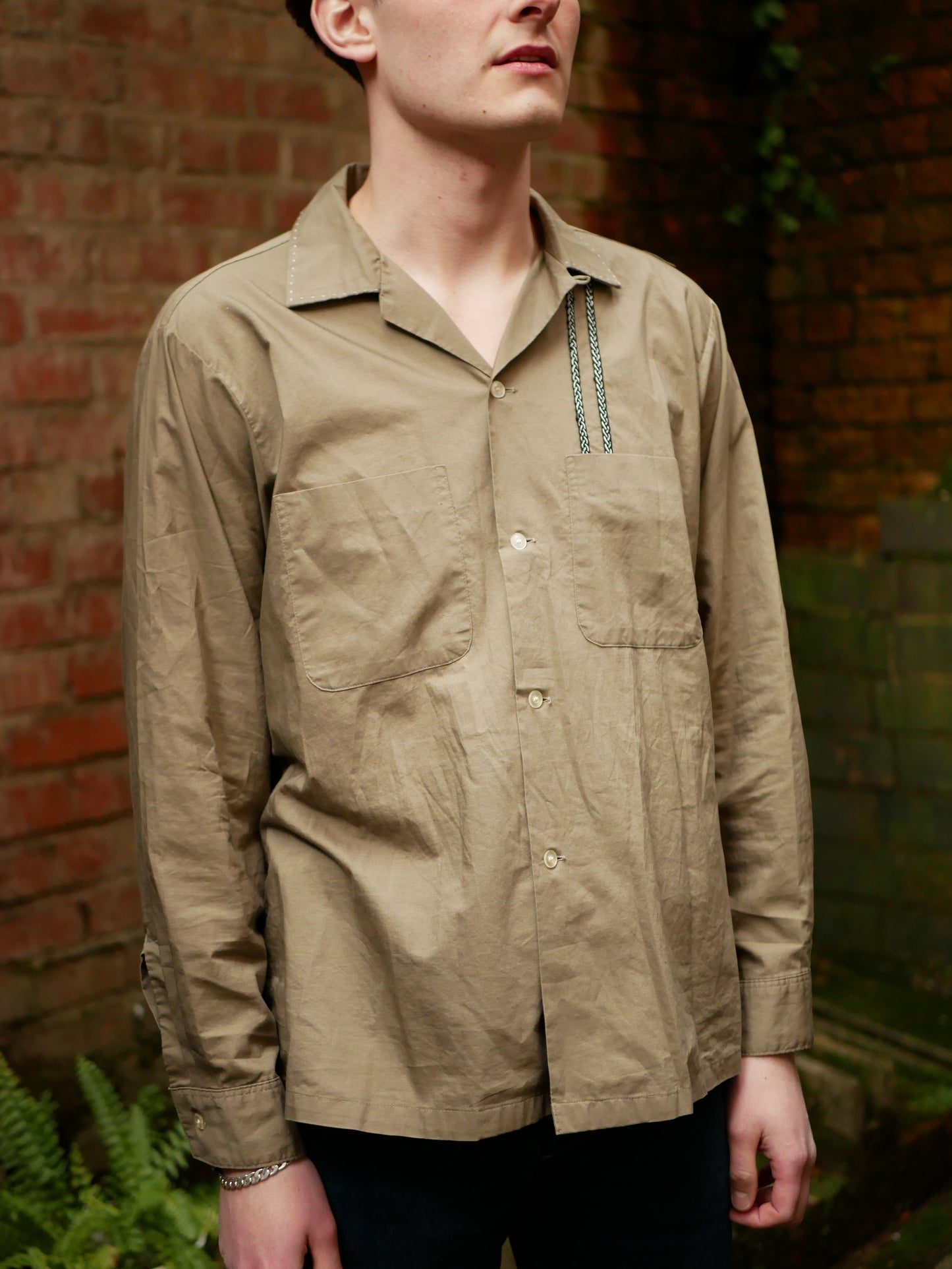 Vintage 1950s Arrow Looped Collar Shirt