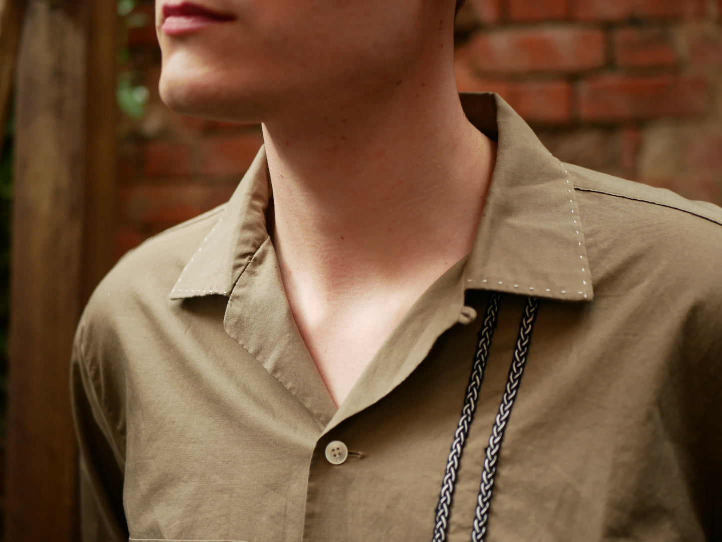 Vintage 1950s Arrow Looped Collar Shirt