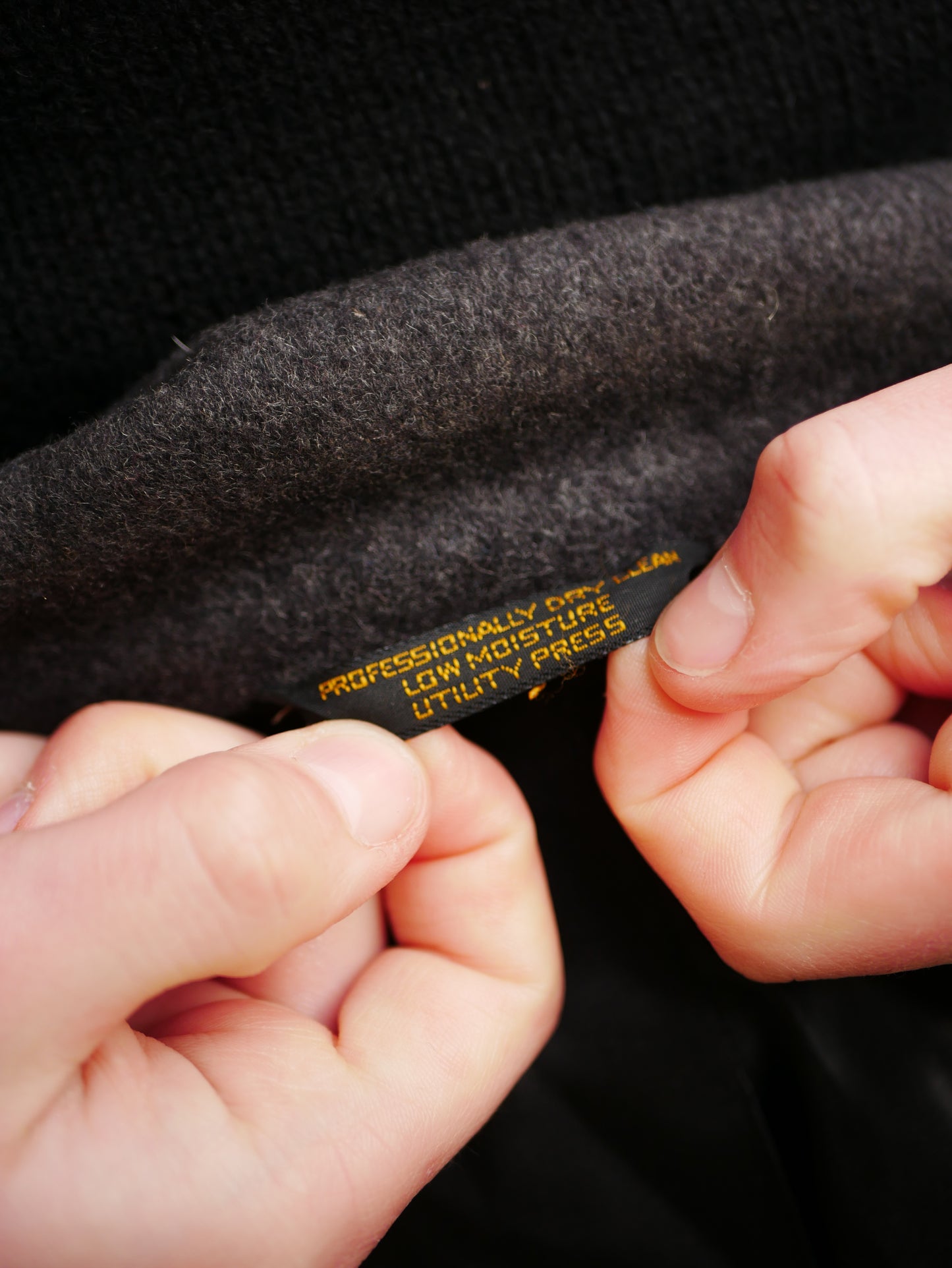Classic Vintage Style Dark Grey Overcoat Jos. A. Bank Medium