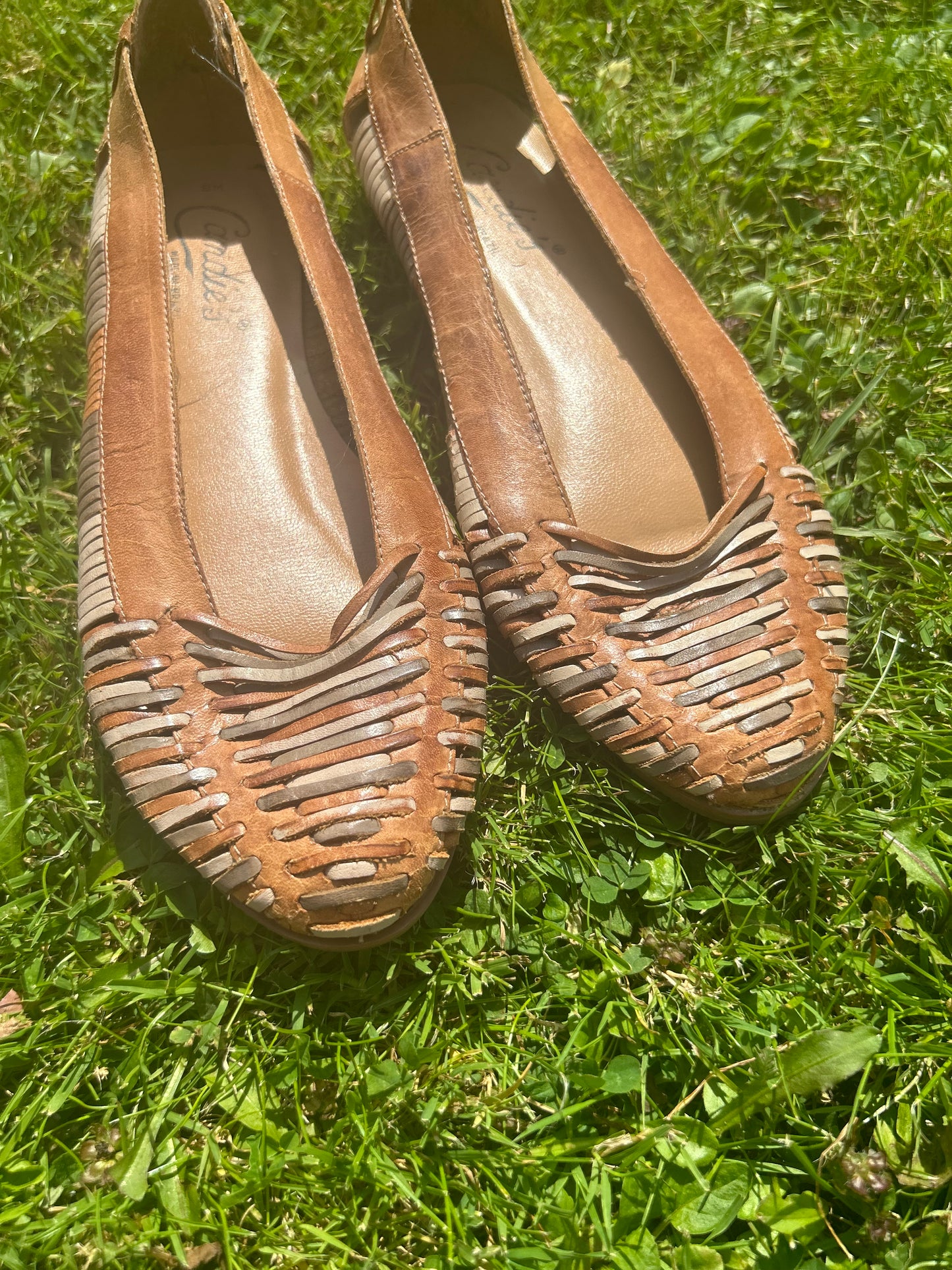 Vintage 1950s Style Ballet Flats Size 6