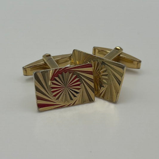 Vintage 1950s Gold Cuff Links