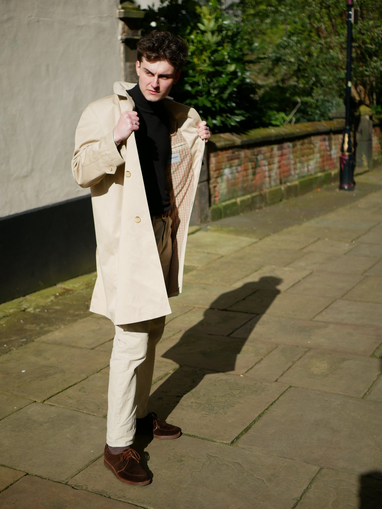 Vintage Dannimac Mens Trench Mac Overcoat